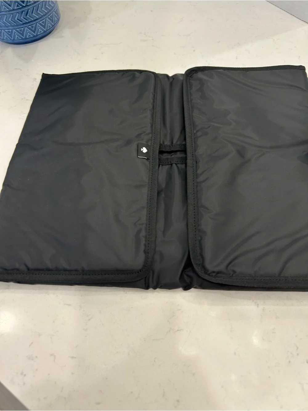 kate spade Black Foldable Travel Changing pad